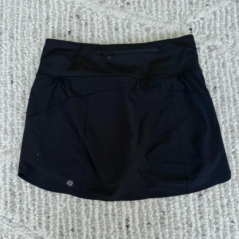 athleta run with it 14” skort‎ in black size XS